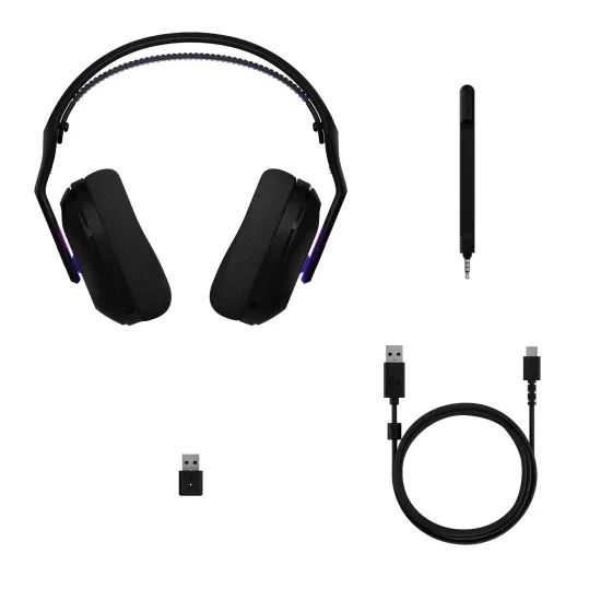 Gaming Earphone Logitech G522 Lightspeed Wireless RGB, Microphone, Black Gaming Earphone Logitech G522 Lightspeed Wireless RGB, Microphone, Black