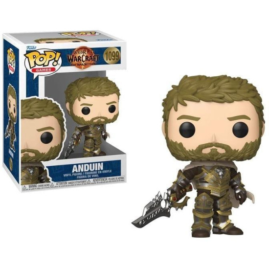 Funko Pop! Games: World of Warcraft: The War Within - Anduin #1099 Vinyl Figure Funko Pop! Games: World of Warcraft: The War Within - Anduin #1099 Vinyl Figure