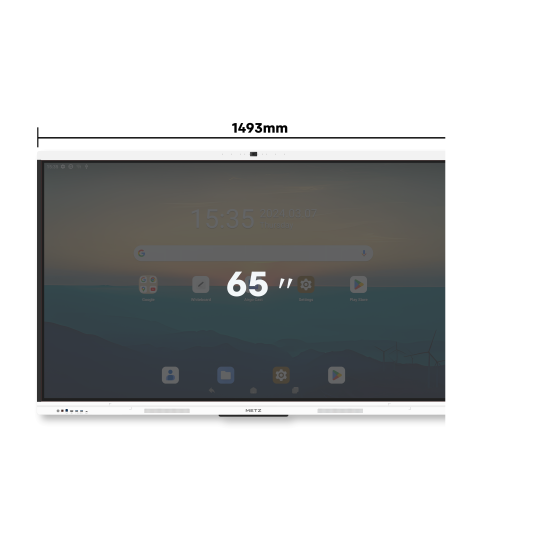 METZ Interactive touch display with built-in camera 65SG1 65