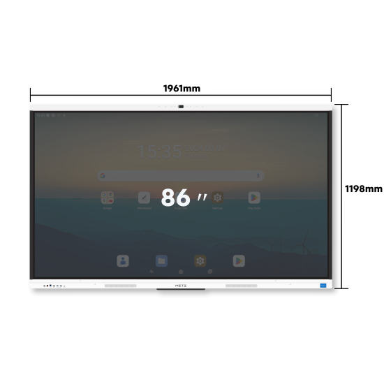 METZ Interactive touch display with built-in camera 86SG1 86