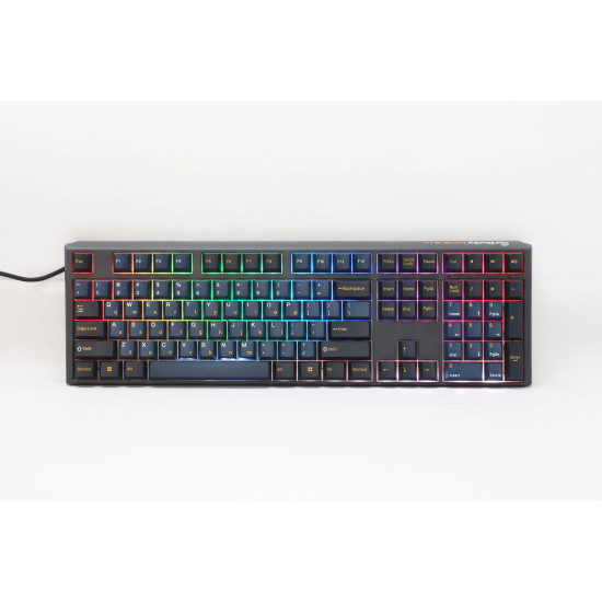 Ducky професионална геймърска механична клавиатура Professional Gaming Mechanical Keyboard One 3 Pro Nazca Line - 8K, Cherry MX2A RGB Silent Red [Linear]