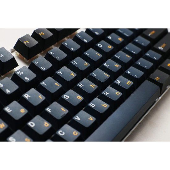 Ducky професионална геймърска механична клавиатура Professional Gaming Mechanical Keyboard One 3 Pro Nazca Line - 8K, Cherry MX2A RGB Silent Red [Linear]
