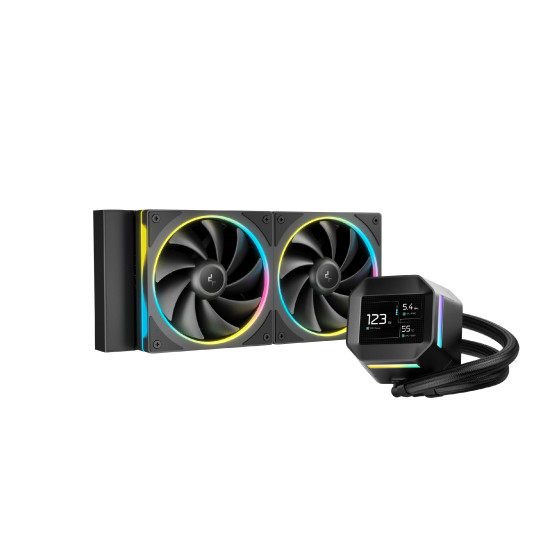 DeepCool водно охлаждане Water Cooling LM240 - 2.4 inch IPS Display, Addressable RGB DeepCool водно охлаждане Water Cooling LM240 - 2.4 inch IPS Display, Addressable RGB
