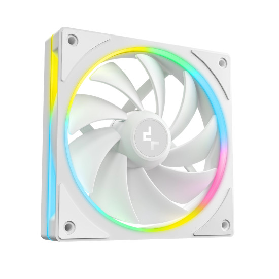 DeepCool Комплект вентилатори Fan Pack 3-in-1 3x120mm - FL12 SE 3IN1 WH - Luminous Halo ARGB DeepCool Комплект вентилатори Fan Pack 3-in-1 3x120mm - FL12 SE 3IN1 WH - Luminous Halo ARGB