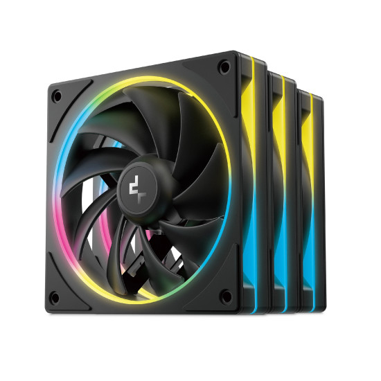 DeepCool Комплект вентилатори Fan Pack 3-in-1 3x120mm - FL12 SE 3IN1 - Luminous Halo ARGB DeepCool Комплект вентилатори Fan Pack 3-in-1 3x120mm - FL12 SE 3IN1 - Luminous Halo ARGB