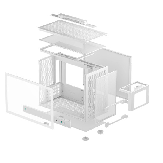 DeepCool кутия Case mATX - CH160 PLUS WH DeepCool кутия Case mATX - CH160 PLUS WH