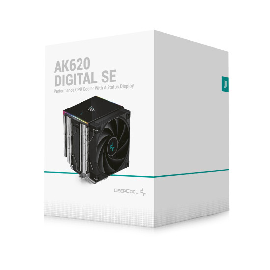 DeepCool охладител CPU Cooler AK620 DIGITAL SE - Dual-Tower - LGA1851/AM5 DeepCool охладител CPU Cooler AK620 DIGITAL SE - Dual-Tower - LGA1851/AM5