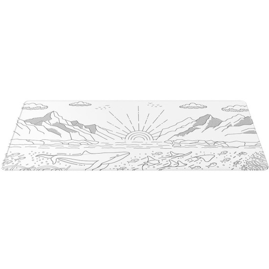 Mousepad Dark Project - Nostra White XL