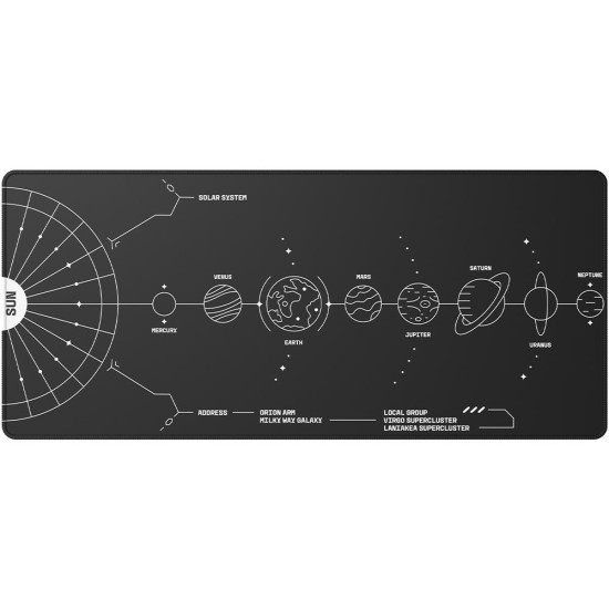 Mousepad Dark Project - Terra Nova Black XL