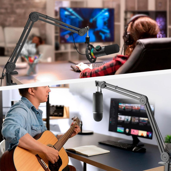 FIFINE BM63 Super Steady Full Metal Heavy Boom Arm Stand FIFINE BM63 Super Steady Full Metal Heavy Boom Arm Stand