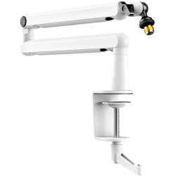 FIFINE BM88 White Steady Full Metal High End Boom Arm Stand FIFINE BM88 White Steady Full Metal High End Boom Arm Stand