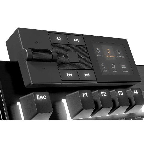 be quiet! професионална геймърска механична клавиатура Professional Gaming Mechanical Keyboard DARK MOUNT - be quiet! Silent Switches [Linear]