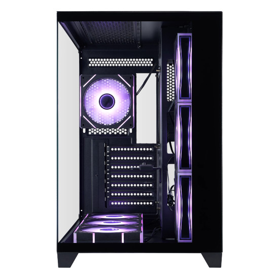 1stPlayer кутия Case ATX - MEGAVIEW MV8 Black - 7 x 120 mm A-RGB fans included