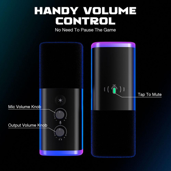 Desktop Microphone FIFINE AM8 Dynamic RGB XLR/USB- Black