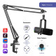 Microphone Adjustable Boom Arm FIFINE AM8T Dynamic RGB - Black