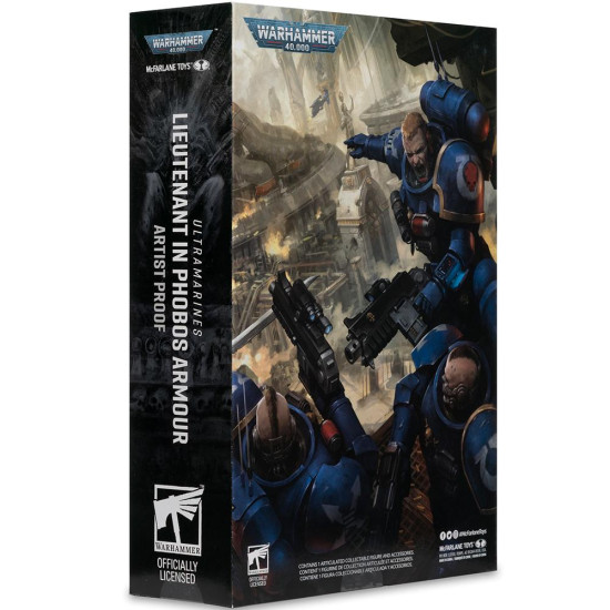 Warhammer 40,000 Lieutenant in Phobos Armor (Ultramarines) Artist Proof 7in Figure McFarlane Warhammer 40,000 Lieutenant in Phobos Armor (Ultramarines) Artist Proof 7in Figure McFarlane