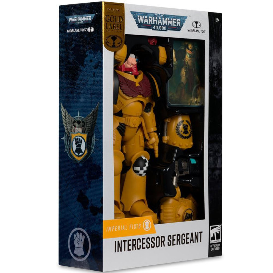 Warhammer 40,000 Intercessor Sergeant (Imperial Fist) Gold Label 7in Figure McFarlane Warhammer 40,000 Intercessor Sergeant (Imperial Fist) Gold Label 7in Figure McFarlane