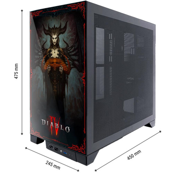 Кутия Diablo IV - Lilith PC Gaming Case Limited Edition ATX