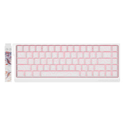 Madlions професионална геймърска механична клавиатура Professional Gaming Mechanical Keyboard MAD 68 HE Flagship V2 - 8K, Magnetic Amber Pro Switches - White Madlions професионална геймърска механична клавиатура Professional Gaming Mechanical Keyboard MAD 68 HE Flagship V2 - 8K, Magnetic Amber Pro Switches - White