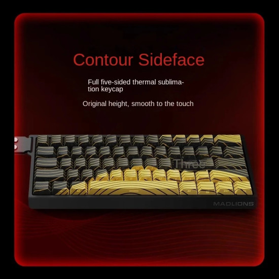 Madlions професионална геймърска механична клавиатура Professional Gaming Mechanical Keyboard MAD 68 HE Flagship V2 - 8K, Magnetic Amber Pro Switches - White Madlions професионална геймърска механична клавиатура Professional Gaming Mechanical Keyboard MAD 68 HE Flagship V2 - 8K, Magnetic Amber Pro Switches - White