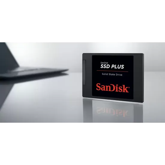 SanDisk  SSD Plus 545GB, up to 505MB/s read speed, up to 440MB/s write speed, SATA Revision 3.0 (6 Gb/s), shock and vibration resistant SanDisk  SSD Plus 545GB, up to 505MB/s read speed, up to 440MB/s write speed, SATA Revision 3.0 (6 Gb/s), shock and vibration resistant