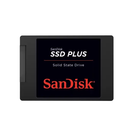 SanDisk  SSD Plus 545GB, up to 505MB/s read speed, up to 440MB/s write speed, SATA Revision 3.0 (6 Gb/s), shock and vibration resistant SanDisk  SSD Plus 545GB, up to 505MB/s read speed, up to 440MB/s write speed, SATA Revision 3.0 (6 Gb/s), shock and vibration resistant