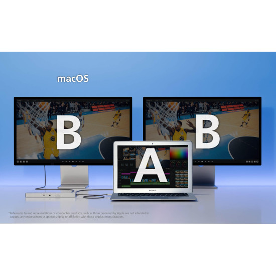 ATEN Docking 11-in-1 USB-C Multiport Dock + Power Pass-Through, 2 x HDMI, LAN, 3.5mm, USB-C, SD Card, microSD, 3 x USB 3.2 ATEN Docking 11-in-1 USB-C Multiport Dock + Power Pass-Through, 2 x HDMI, LAN, 3.5mm, USB-C, SD Card, microSD, 3 x USB 3.2