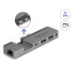Delock Docking Station for MacBook Pro / MacBook Air Thunderbolt™ 4 with 5K Resolution / 100 W PD / 10 Gbps Hub / LAN / Audio Delock Docking Station for MacBook Pro / MacBook Air Thunderbolt™ 4 with 5K Resolution / 100 W PD / 10 Gbps Hub / LAN / Audio
