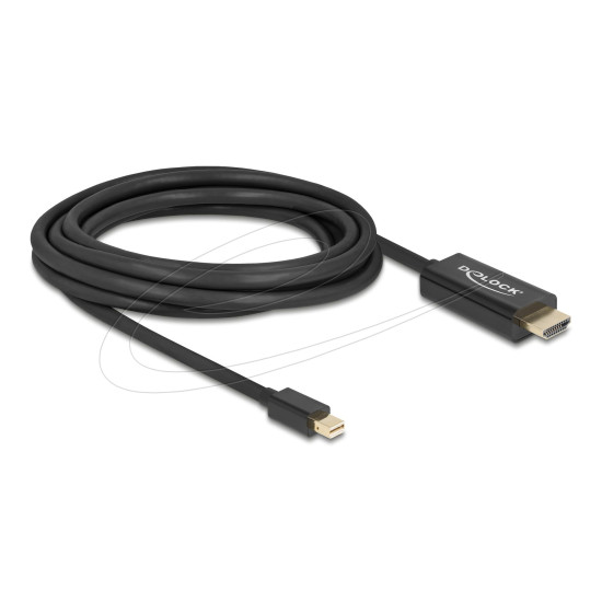 Delock Кабел пасивен mini DisplayPort 1.1 към HDMI, 1 m Delock Кабел пасивен mini DisplayPort 1.1 към HDMI, 1 m