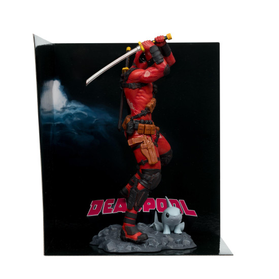 Marvel Deadpool 1:10th Scale Collectible Figure with Scene (Deadpool #1) McFarlane Marvel Deadpool 1:10th Scale Collectible Figure with Scene (Deadpool #1) McFarlane
