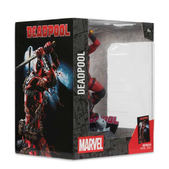 Marvel Deadpool 1:10th Scale Collectible Figure with Scene (Deadpool #1) McFarlane Marvel Deadpool 1:10th Scale Collectible Figure with Scene (Deadpool #1) McFarlane