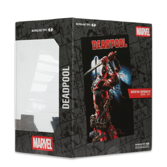 Marvel Deadpool 1:10th Scale Collectible Figure with Scene (Deadpool #1) McFarlane Marvel Deadpool 1:10th Scale Collectible Figure with Scene (Deadpool #1) McFarlane