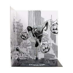 Figure FMarvel Spider-Man (Line Art) 1:10th Scale Collectible with Scene (Spider-Man #6) Gold Label Figure FMarvel Spider-Man (Line Art) 1:10th Scale Collectible with Scene (Spider-Man #6) Gold Label