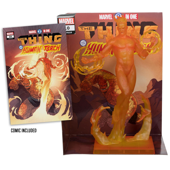 Marvel Human Torch 1:6th Scale Collectible with Scene (Marvel 2-in-One #10) Marvel Human Torch 1:6th Scale Collectible with Scene (Marvel 2-in-One #10)