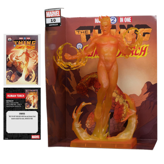 Marvel Human Torch 1:6th Scale Collectible with Scene (Marvel 2-in-One #10) Marvel Human Torch 1:6th Scale Collectible with Scene (Marvel 2-in-One #10)