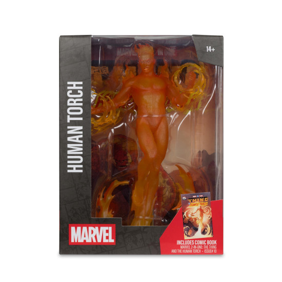 Marvel Human Torch 1:6th Scale Collectible with Scene (Marvel 2-in-One #10) Marvel Human Torch 1:6th Scale Collectible with Scene (Marvel 2-in-One #10)