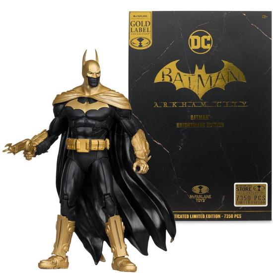 Figure McFarlane Toys DC MULTIVERSE Batman Arkham City (Knightmare Edition - Gold Label) Figure McFarlane Toys DC MULTIVERSE Batman Arkham City (Knightmare Edition - Gold Label)