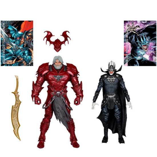DC Multiverse Batman Who Laughs (Knight Armor) & The Merciless (Dark Multiverse) Figure 7in DC Multiverse Batman Who Laughs (Knight Armor) & The Merciless (Dark Multiverse) Figure 7in