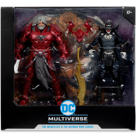 DC Multiverse Batman Who Laughs (Knight Armor) & The Merciless (Dark Multiverse) Figure 7in DC Multiverse Batman Who Laughs (Knight Armor) & The Merciless (Dark Multiverse) Figure 7in