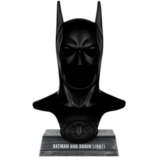 DC Direct Batman (Batman and Robin) Cowl Replica 1:3 Scale Figure DC Direct Batman (Batman and Robin) Cowl Replica 1:3 Scale Figure
