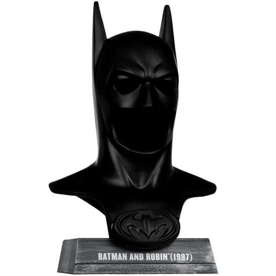 DC Direct Batman (Batman and Robin) Cowl Replica 1:3 Scale Figure DC Direct Batman (Batman and Robin) Cowl Replica 1:3 Scale Figure