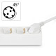 Hama Power Strip, 3-Way, with Switch, 1.4 m, white Hama Power Strip, 3-Way, with Switch, 1.4 m, white