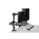 Gembird Стойка за монитор с лаптоп стойка Monitor Mount with Laptop holder - MA-DA-03 Gembird Стойка за монитор с лаптоп стойка Monitor Mount with Laptop holder - MA-DA-03