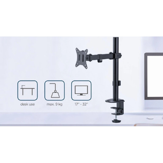Gembird Стойка за монитор Monitor Mount - MA-D1-03 - 1 Monitor Gembird Стойка за монитор Monitor Mount - MA-D1-03 - 1 Monitor