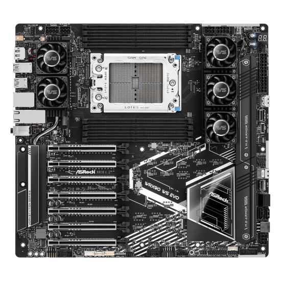 Motherboard ASROCK WRX90 WS EVO, Socket sTR5, ATX, 8xDDR5