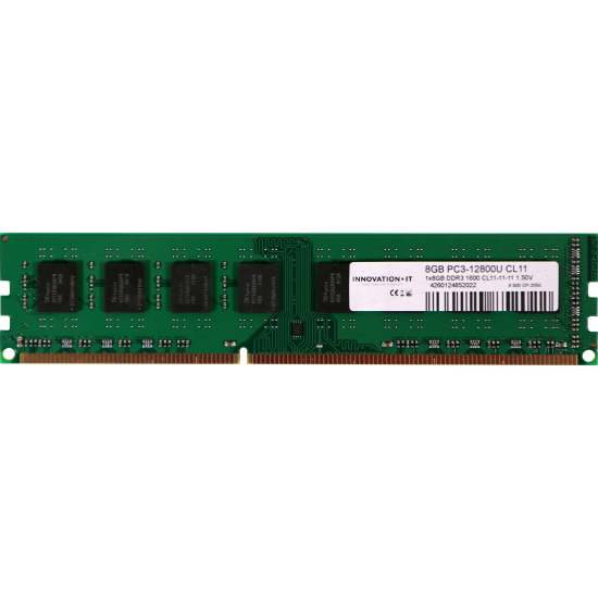 Memory Innovation IT 8GB DDR3 1600MHz, CL11, 1.5V Memory Innovation IT 8GB DDR3 1600MHz, CL11, 1.5V