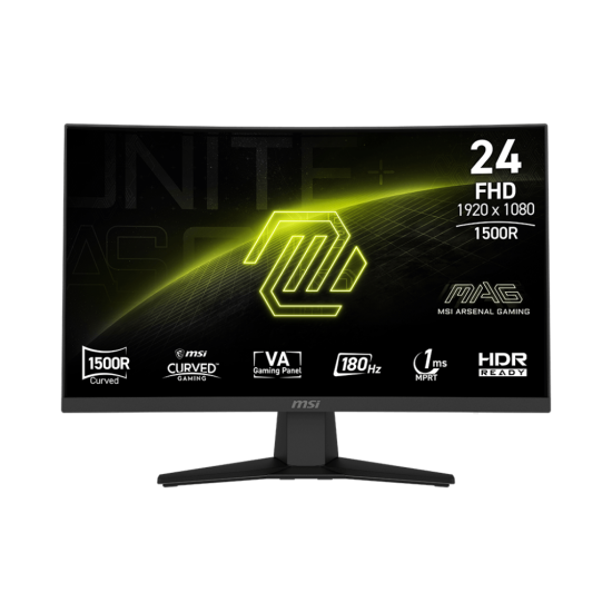 MSI 23.6 FHD 180Hz VA 1ms MPRT 16:9 HDMI DP HDR CURVED MSI 23.6 FHD 180Hz VA 1ms MPRT 16:9 HDMI DP HDR CURVED