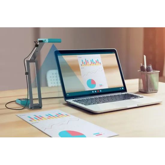 Document camera with portable scanner-visualizer IRIScan VISUALIZER 7 Dislexic, 4K, USB-C Document camera with portable scanner-visualizer IRIScan VISUALIZER 7 Dislexic, 4K, USB-C
