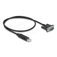 Delock Adapter USB 2.0 to serial RS-232 DB9 male, 50 cm FTDI Delock Adapter USB 2.0 to serial RS-232 DB9 male, 50 cm FTDI