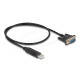 Delock Adapter USB 2.0 to serial RS-232 DB9 male, 50 cm FTDI Delock Adapter USB 2.0 to serial RS-232 DB9 male, 50 cm FTDI